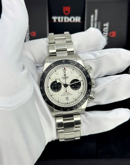 Tudor Black Bay Chrono 41mm, White, Ref# 79360N-0012, dated 2026