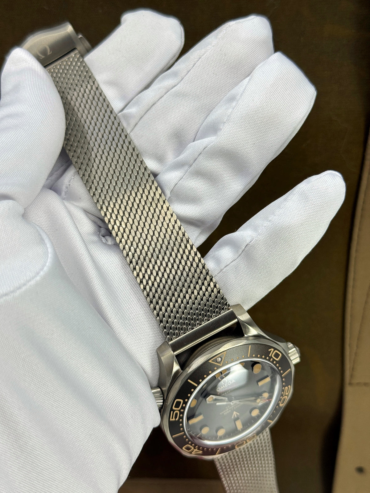 Omega Seamaster Diver 300M, James Bond 007, No Time To Die Edition, 42mm, Titanium, Brown, Ref# 210.90.42.20.01.001, dated 2026