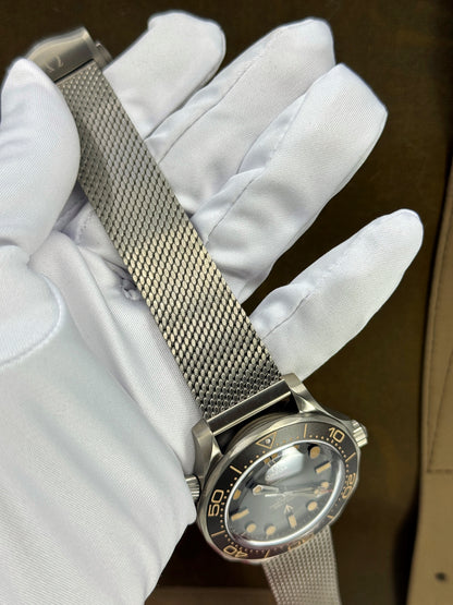 Omega Seamaster Diver 300M, James Bond 007, No Time To Die Edition, 42mm, Titanium, Brown, Ref# 210.90.42.20.01.001, dated 2026