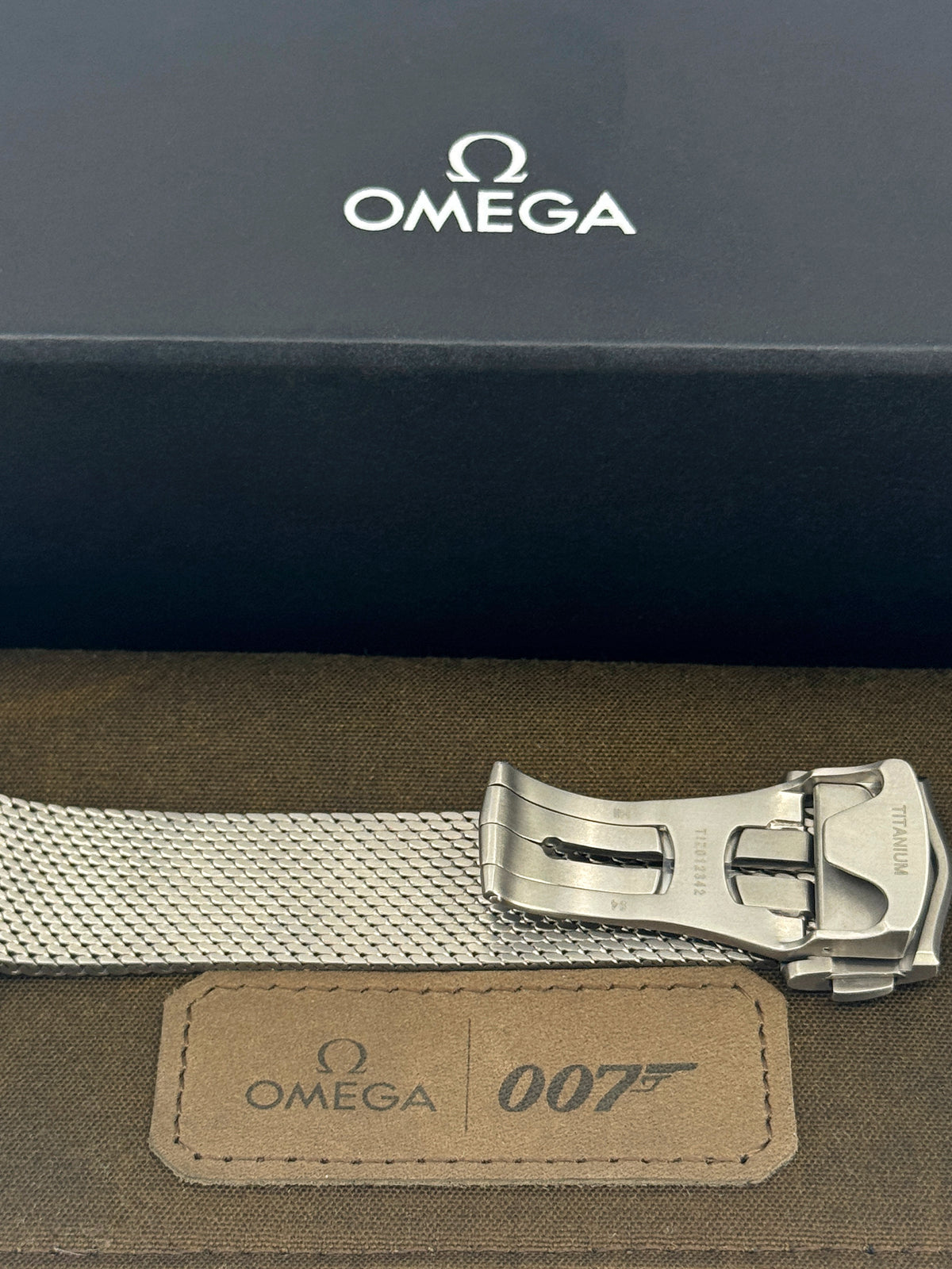 Omega Seamaster Diver 300M, James Bond 007, No Time To Die Edition, 42mm, Titanium, Brown, Ref# 210.90.42.20.01.001, dated 2026