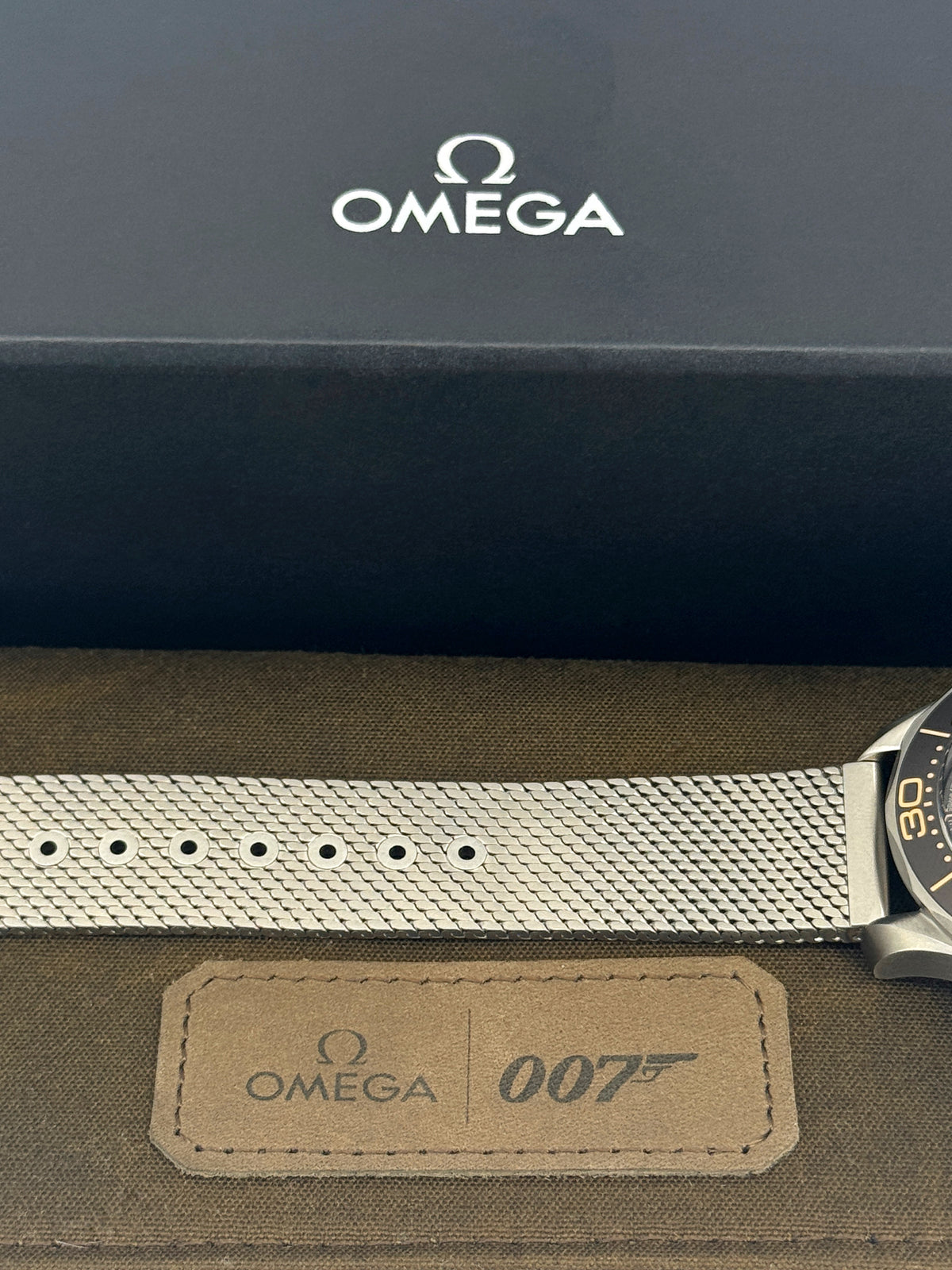 Omega Seamaster Diver 300M, James Bond 007, No Time To Die Edition, 42mm, Titanium, Brown, Ref# 210.90.42.20.01.001, dated 2026