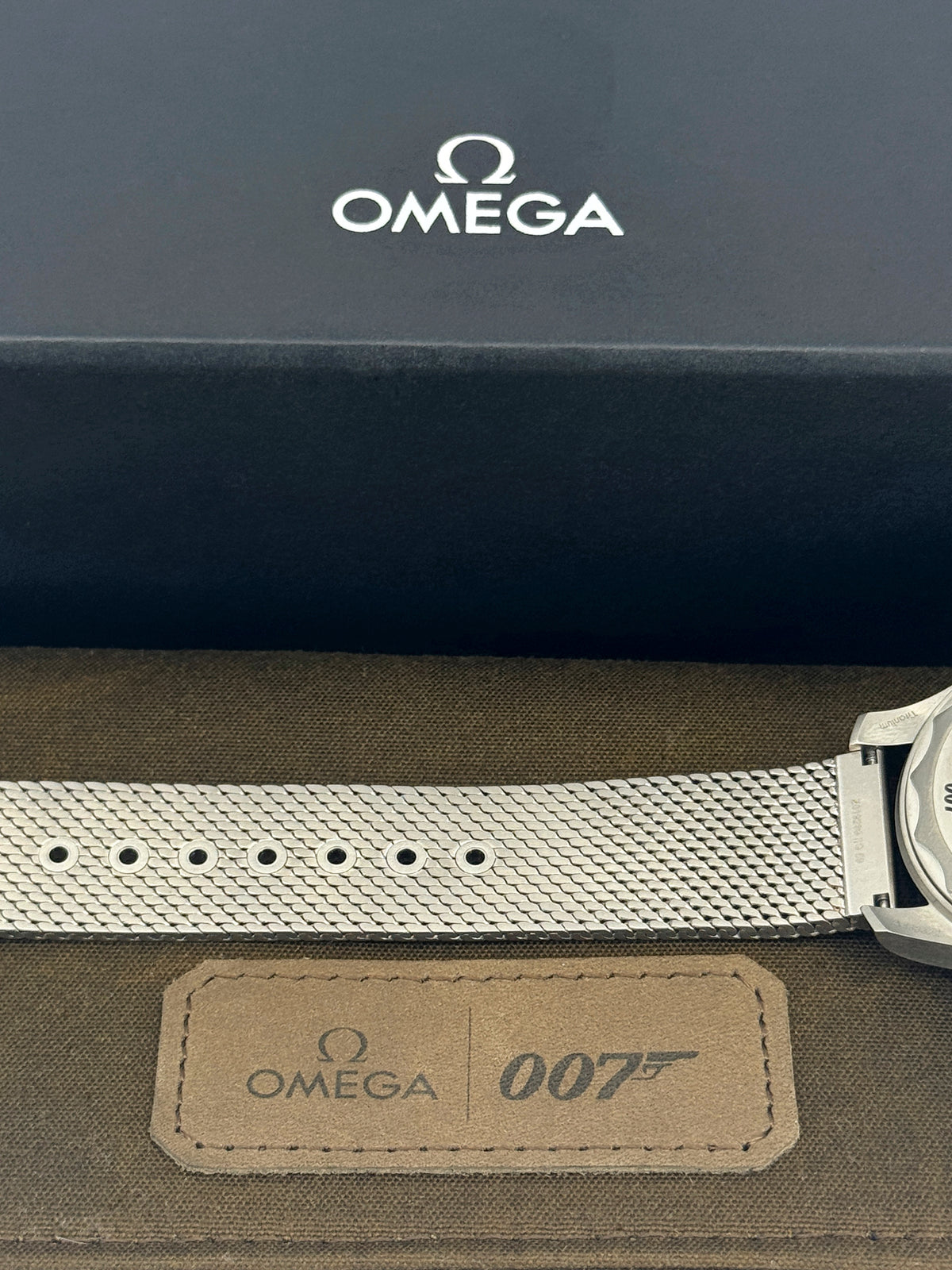 Omega Seamaster Diver 300M, James Bond 007, No Time To Die Edition, 42mm, Titanium, Brown, Ref# 210.90.42.20.01.001, dated 2026