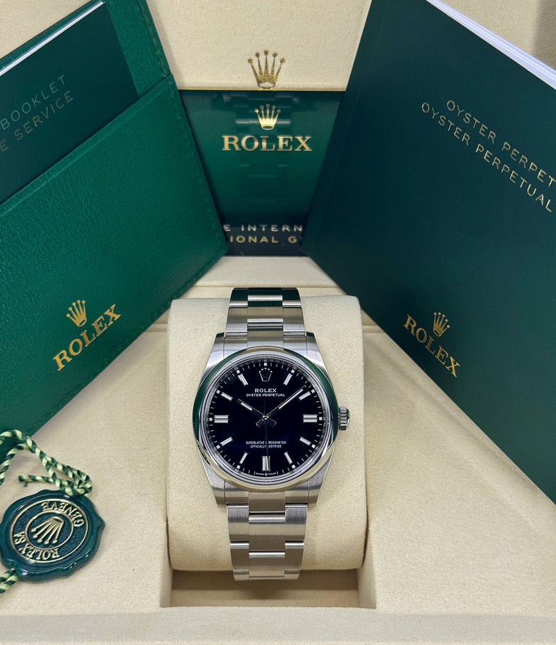 Rolex Oyster Perpetual 36mm stainless steel black dial, Ref. 126000-0014
