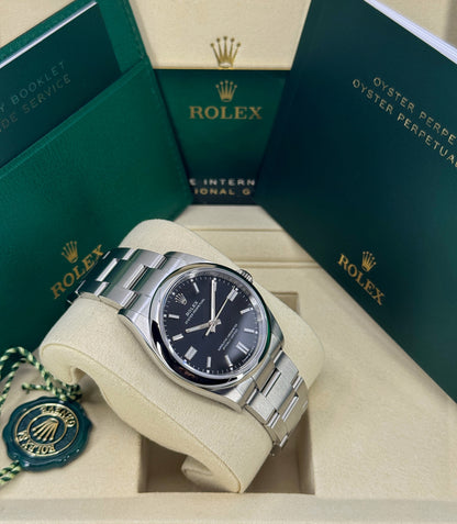 Rolex Oyster Perpetual 36mm, Stainless Steel, Black, Ref# 126000-0014, dated 2026