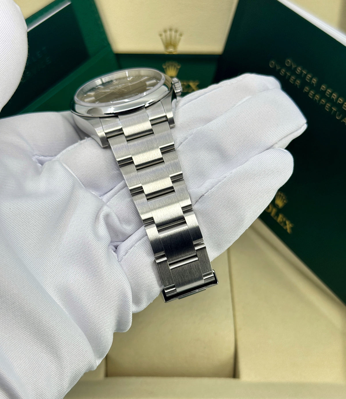 Rolex Oyster Perpetual 36mm, Stainless Steel, Black, Ref# 126000-0014, dated 2026