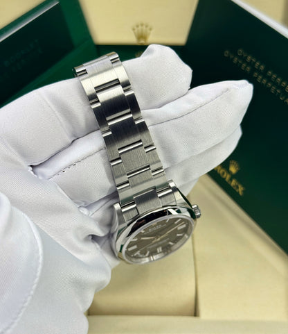 Rolex Oyster Perpetual 36mm, Stainless Steel, Black, Ref# 126000-0014, dated 2026