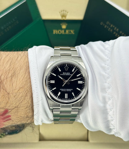 Rolex Oyster Perpetual 36mm, Stainless Steel, Black, Ref# 126000-0014, dated 2026