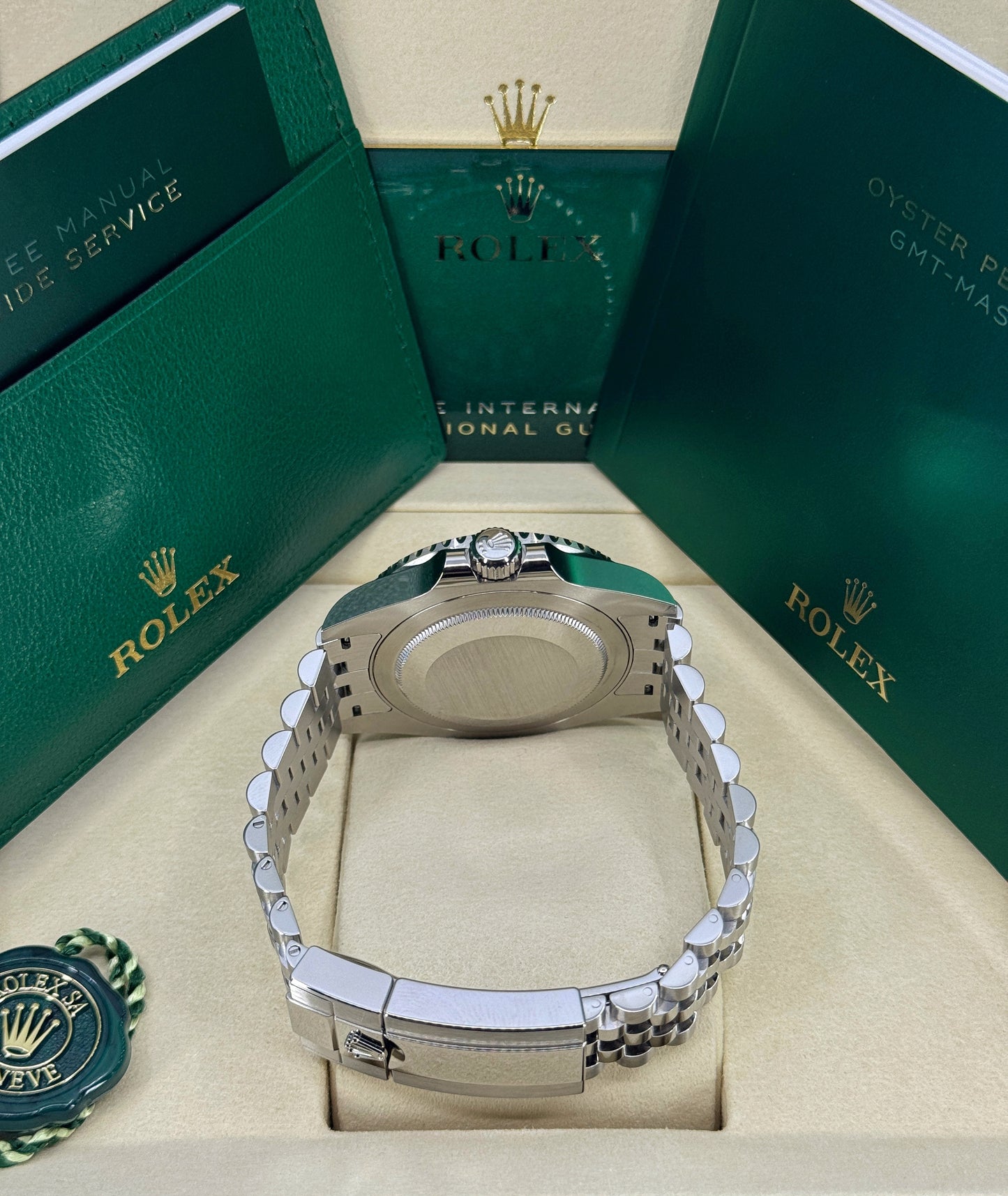 Rolex GMT-Master II 40mm, Stainless Steel, Pepsi, Jubilee, Ref# 126710BLRO-0001, dated 2026