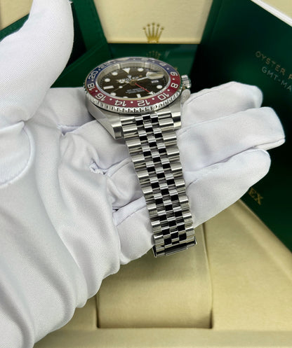 Rolex GMT-Master II 40mm, Stainless Steel, Pepsi, Jubilee, Ref# 126710BLRO-0001, dated 2026