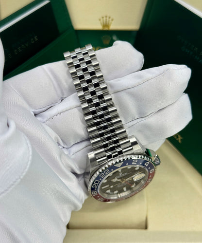 Rolex GMT-Master II 40mm, Stainless Steel, Pepsi, Jubilee, Ref# 126710BLRO-0001, dated 2026