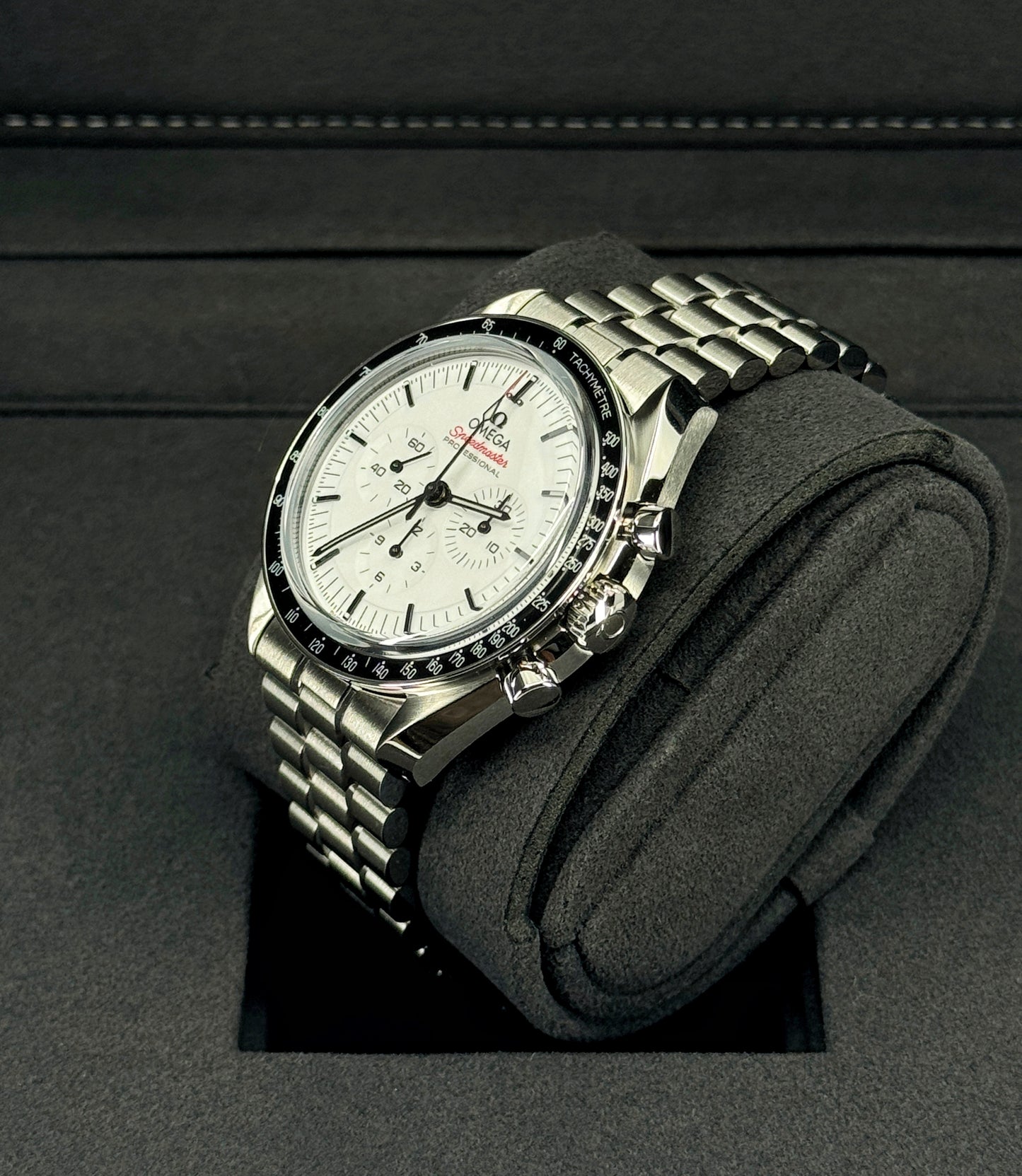 Omega Speedmaster Professional Moonwatch 42mm, Stainless Steel, White, Ref# 310.30.42.50.04.001, dated 2024