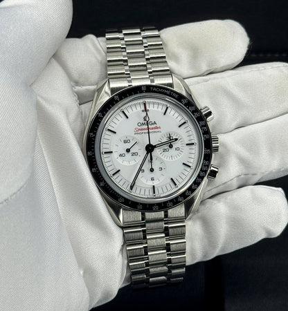 Omega Speedmaster Professional Moonwatch 42mm, Stainless Steel, White, Ref# 310.30.42.50.04.001, dated 2024