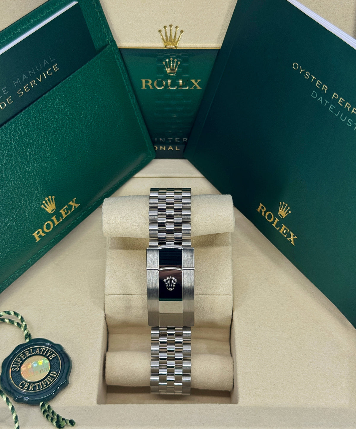 Rolex Datejust 41mm, Stainless Steel, Silver, Jubilee, Ref# 126334-0004, dated 2026