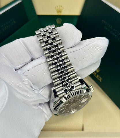 Rolex Sky-Dweller 42mm, 18k WG & Stainless Steel, Black, Jubilee, Ref# 336934-0008, dated 2026