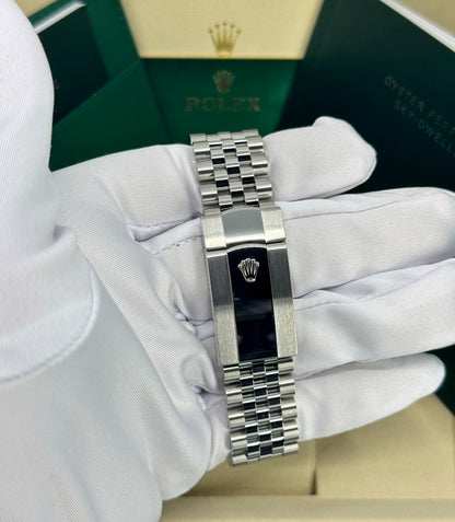 Rolex Sky-Dweller 42mm, 18k WG & Stainless Steel, Black, Jubilee, Ref# 336934-0008, dated 2026