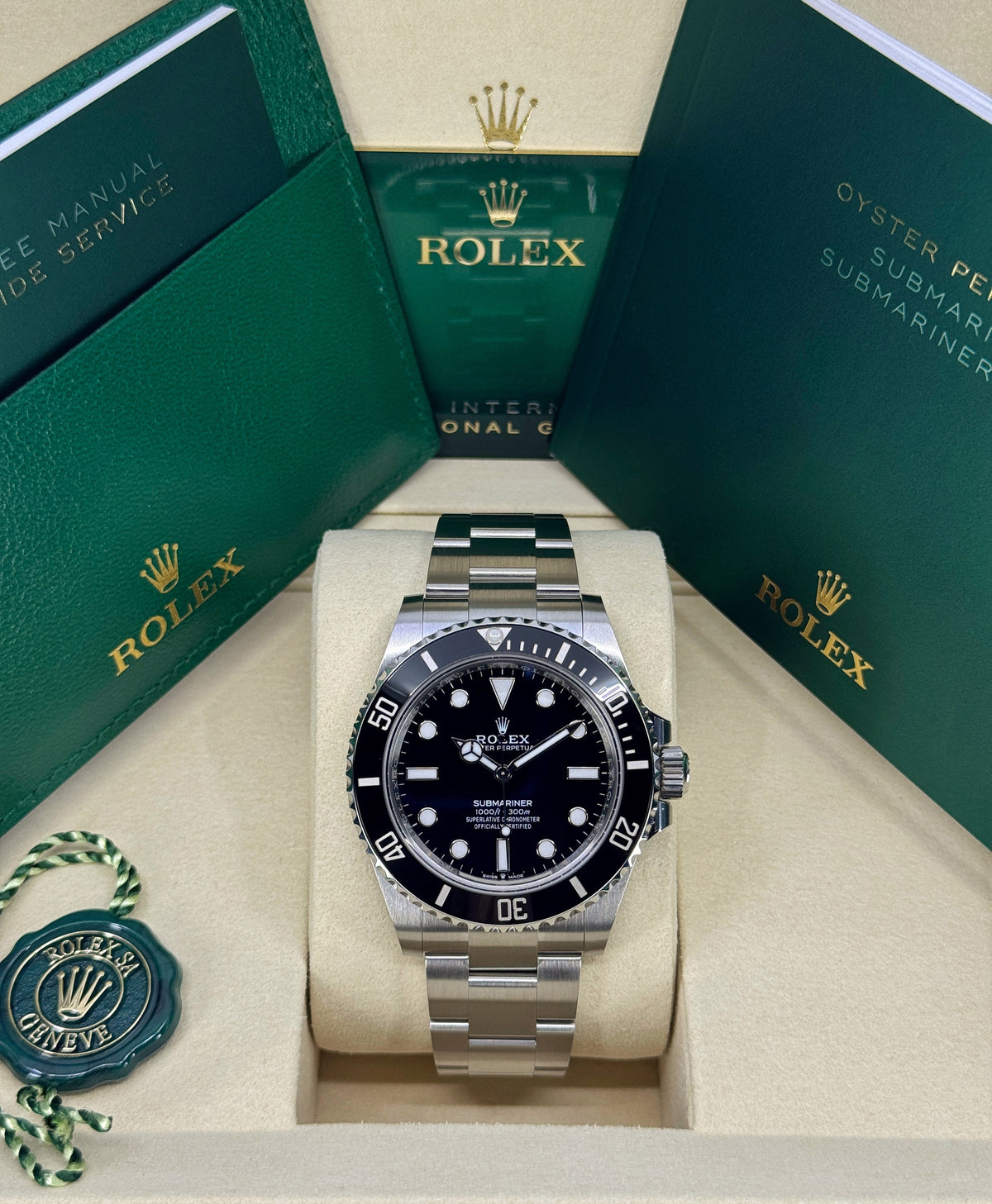 Rolex Submariner 41mm, No Date, Stainless Steel, Black, Ref# 124060, dated 2026