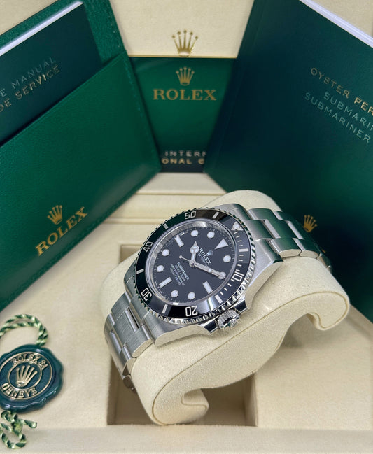 Rolex Submariner 41mm, No Date, Stainless Steel, Black, Ref# 124060, dated 2026