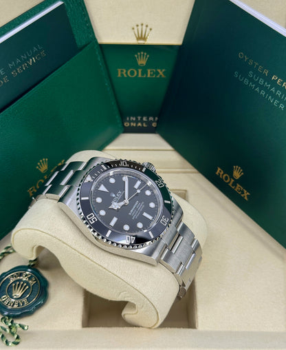 Rolex Submariner 41mm, No Date, Stainless Steel, Black, Ref# 124060, dated 2026