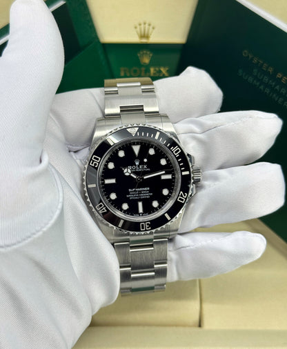 Rolex Submariner 41mm, No Date, Stainless Steel, Black, Ref# 124060, dated 2026