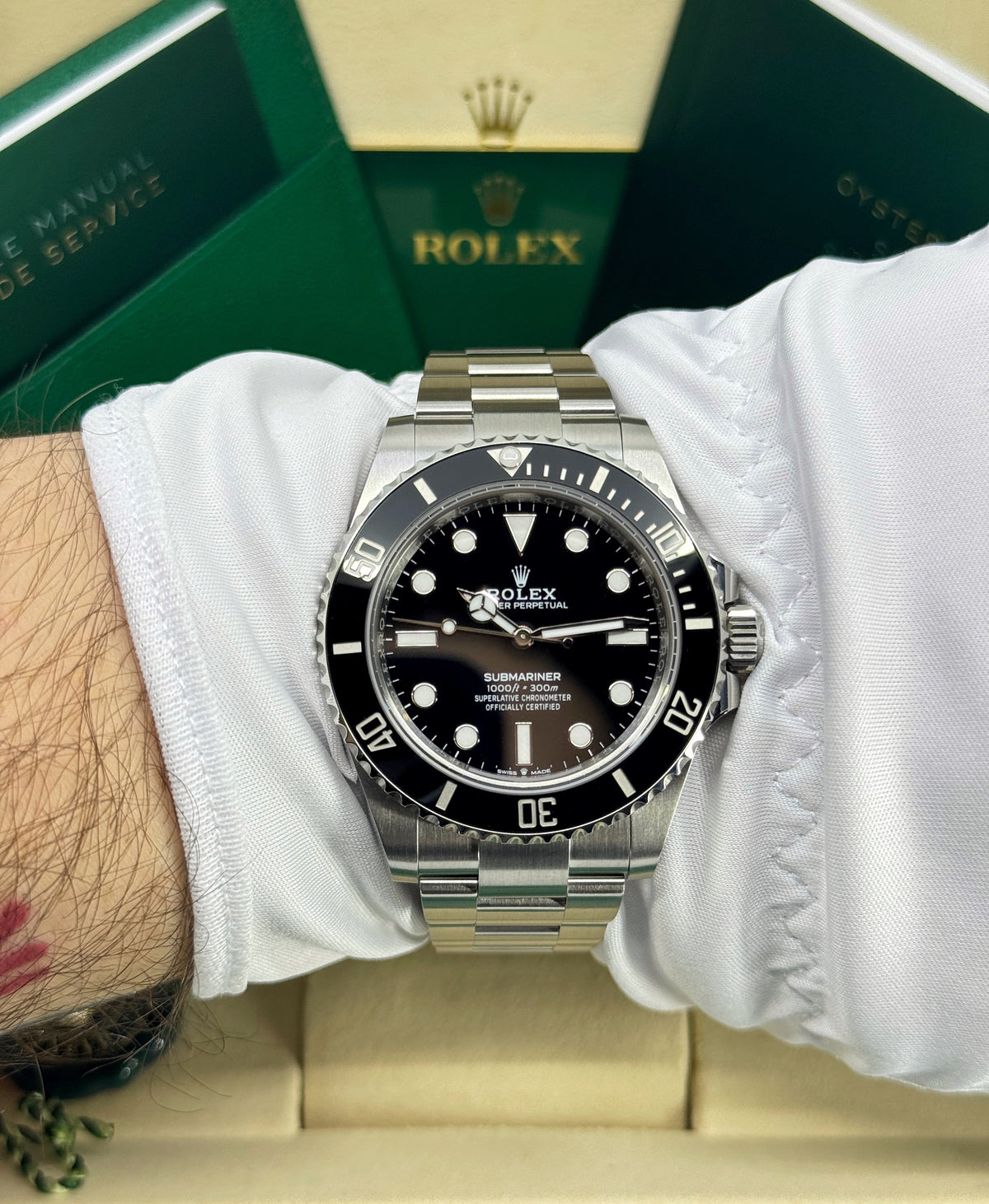 Rolex Submariner 41mm, No Date, Stainless Steel, Black, Ref# 124060, dated 2026