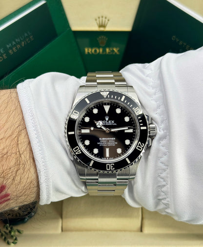 Rolex Submariner 41mm, No Date, Stainless Steel, Black, Ref# 124060, dated 2026
