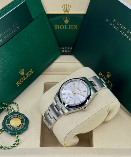 Rolex Oyster Perpetual 31mm, Stainless Steel, Silver, Ref# 277200-0001, dated 2026
