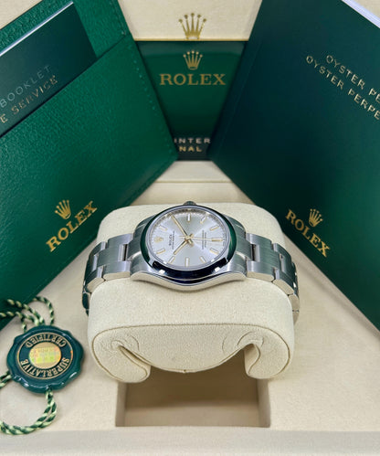 Rolex Oyster Perpetual 31mm, Stainless Steel, Silver, Ref# 277200-0001, dated 2026