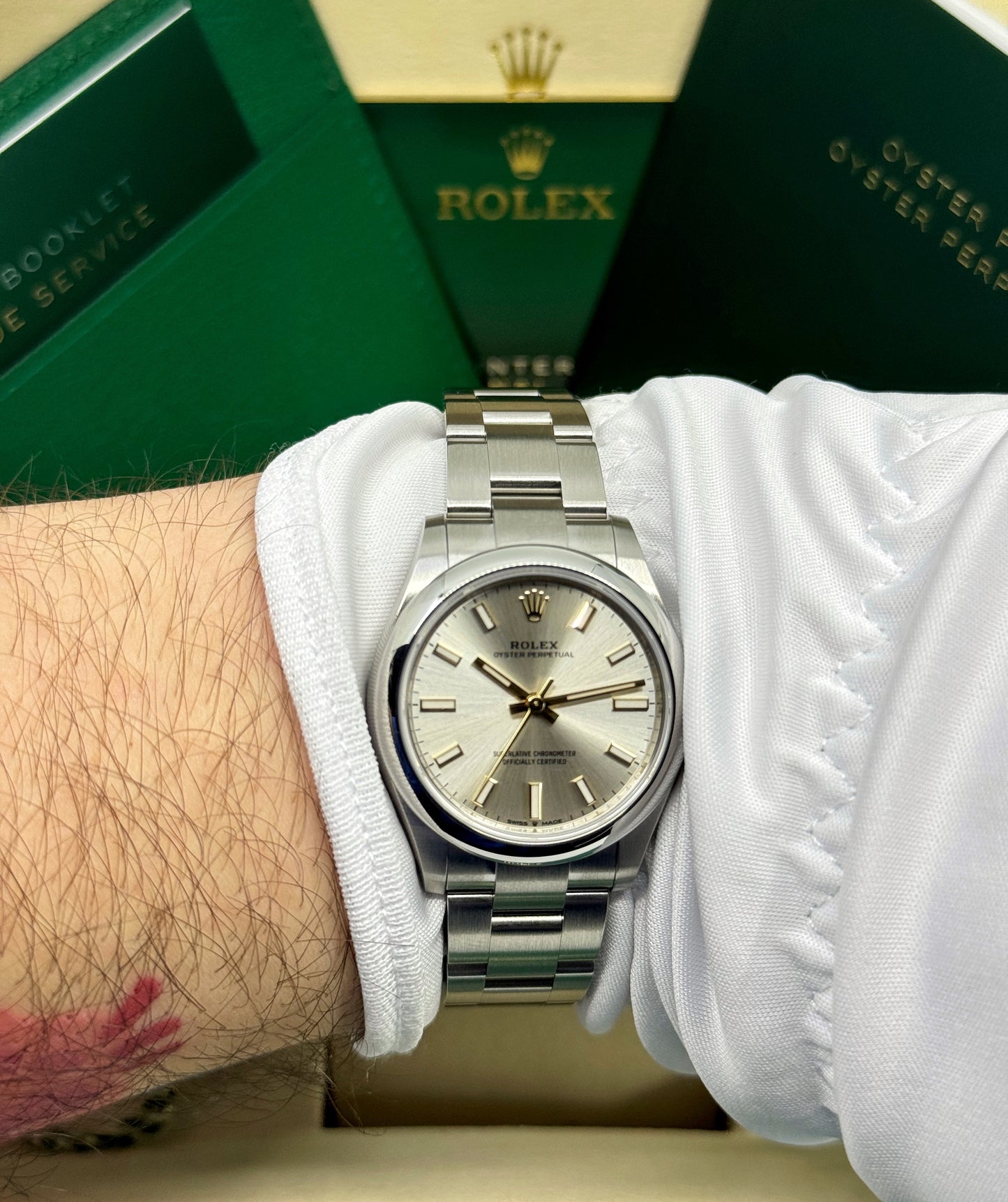 Rolex Oyster Perpetual 31mm, Stainless Steel, Silver, Ref# 277200-0001, dated 2026