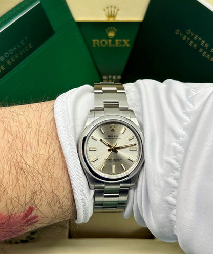 Rolex Oyster Perpetual 31mm, Stainless Steel, Silver, Ref# 277200-0001, dated 2026