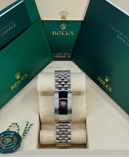 Rolex Datejust 41mm, Stainless Steel, Black, Jubilee, Ref# 126300-0012, dated 2026