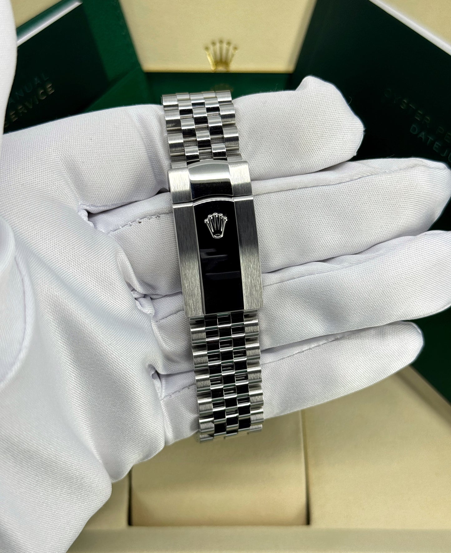 Rolex Datejust 41mm, Stainless Steel, Black, Jubilee, Ref# 126300-0012, dated 2026