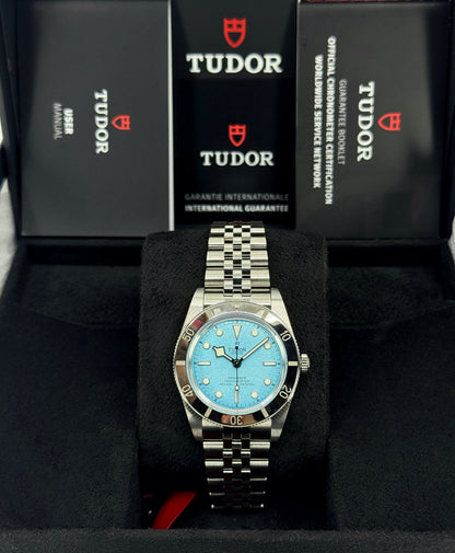Tudor Black Bay 54 37mm, Special Edition, Lagoon Blue, Ref# 79000-0001, dated 2026