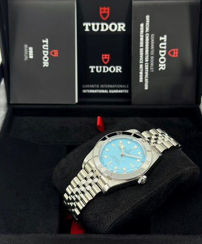 Tudor Black Bay 54 37mm, Special Edition, Lagoon Blue, Ref# 79000-0001, dated 2026