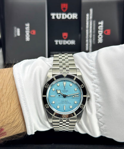 Tudor Black Bay 54 37mm, Special Edition, Lagoon Blue, Ref# 79000-0001, dated 2026