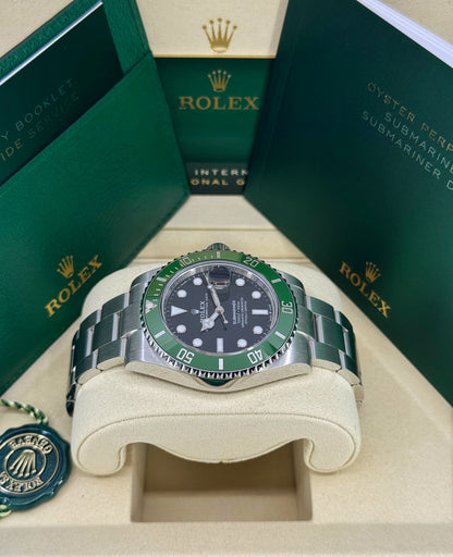 Rolex Submariner 41mm, Date, Stainless Steel, MKII, Kermit/Starbucks, Ref# 126610LV, dated 2026