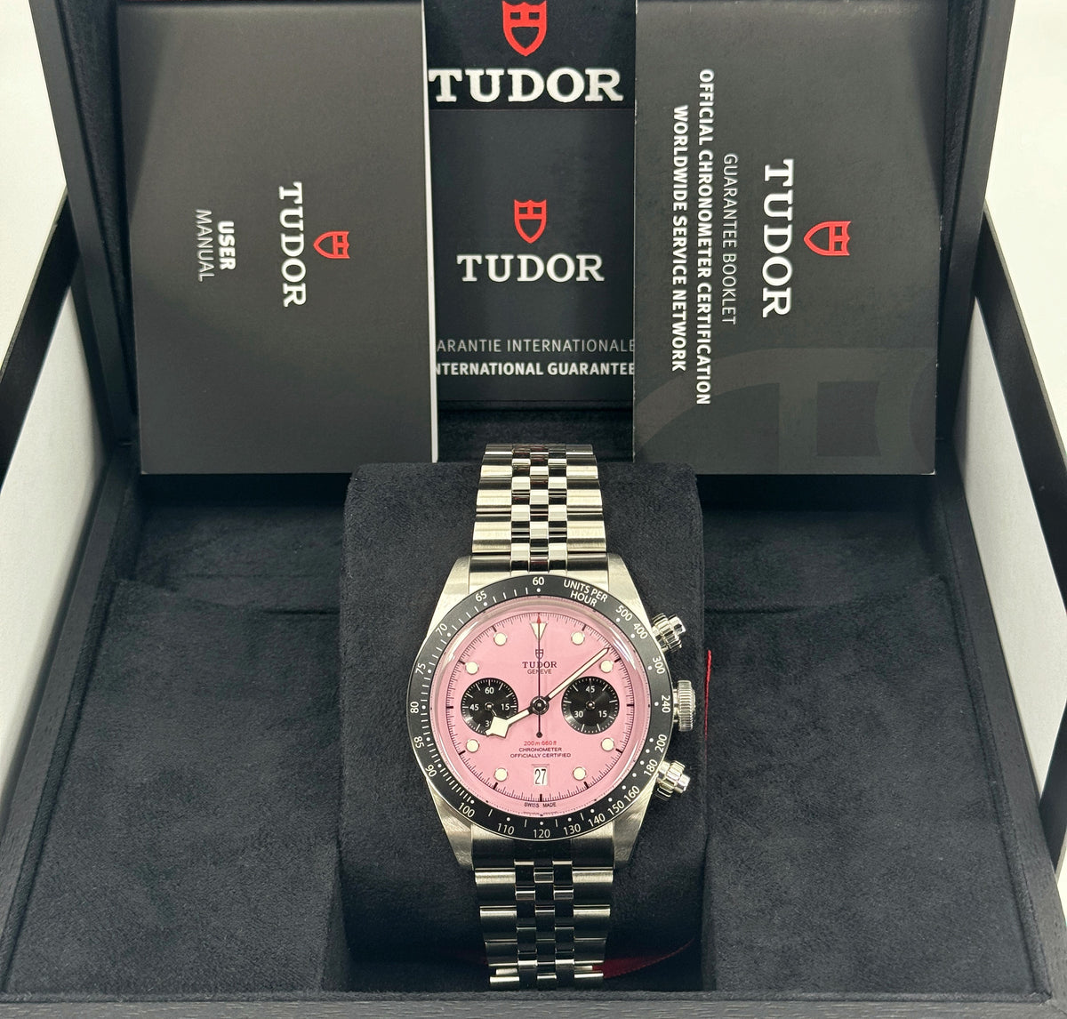 Tudor Black Bay Chrono 41mm, Special Edition, Pink, Ref# 79360N-0019, dated 2026