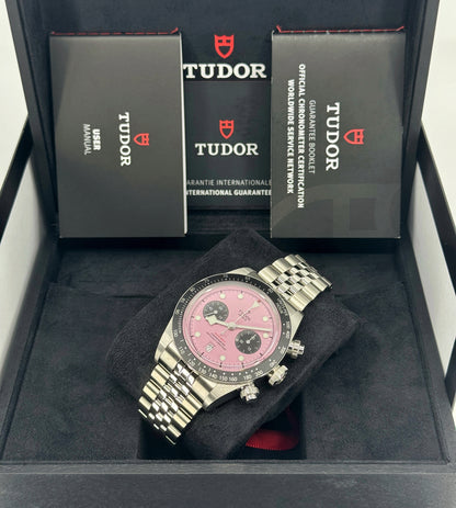 Tudor Black Bay Chrono 41mm, Special Edition, Pink, Ref# 79360N-0019, dated 2024