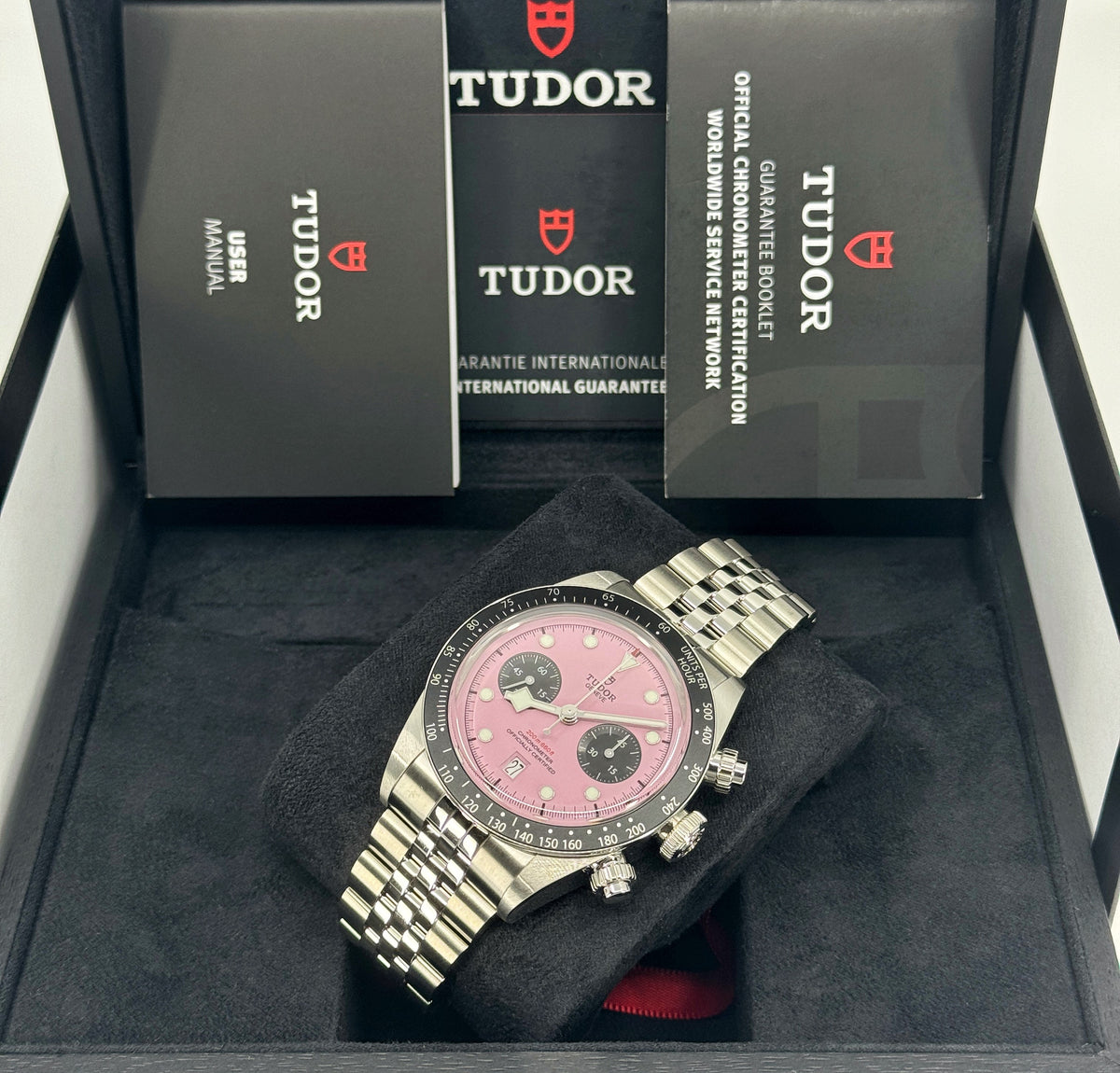Tudor Black Bay Chrono 41mm, Special Edition, Pink, Ref# 79360N-0019, dated 2026
