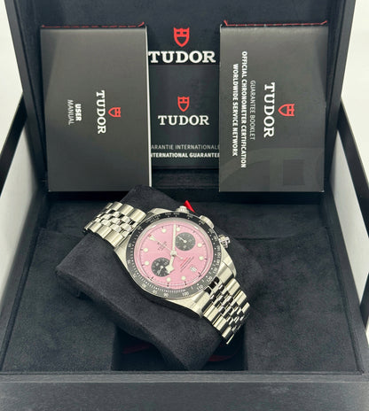 Tudor Black Bay Chrono 41mm, Special Edition, Pink, Ref# 79360N-0019, dated 2024