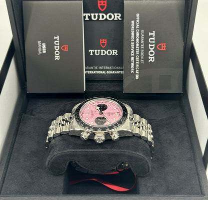 Tudor Black Bay Chrono 41mm, Special Edition, Pink, Ref# 79360N-0019, dated 2026