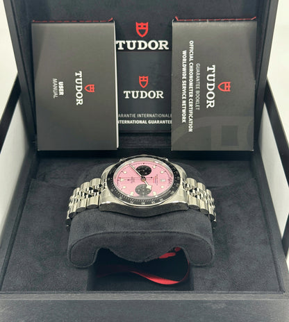 Tudor Black Bay Chrono 41mm, Special Edition, Pink, Ref# 79360N-0019, dated 2024