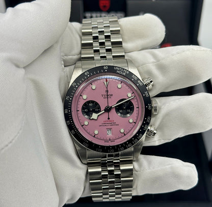 Tudor Black Bay Chrono 41mm, Special Edition, Pink, Ref# 79360N-0019, dated 2026