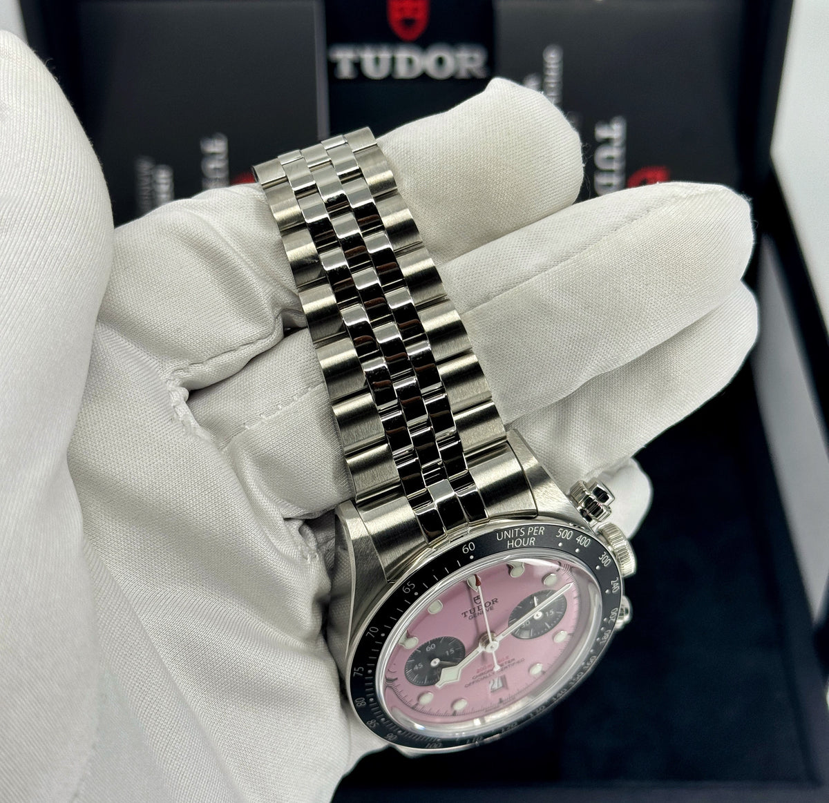 Tudor Black Bay Chrono 41mm, Special Edition, Pink, Ref# 79360N-0019, dated 2026