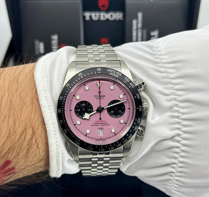 Tudor Black Bay Chrono 41mm, Special Edition, Pink, Ref# 79360N-0019, dated 2026