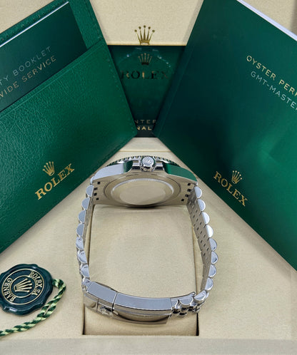Rolex GMT-Master II 40mm, Stainless Steel, Bruce Wayne, Jubilee, Ref# 126710GRNR-0003, dated 2026