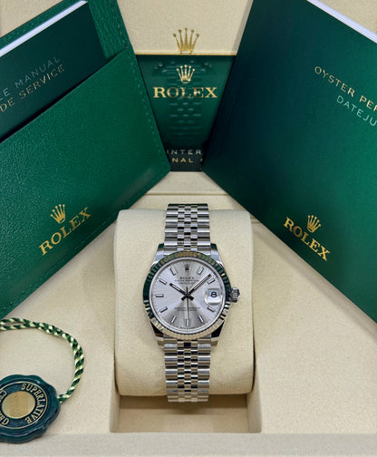 Rolex Datejust 31mm, Stainless Steel, Silver, Jubilee, Ref# 278274-0012, dated 2026