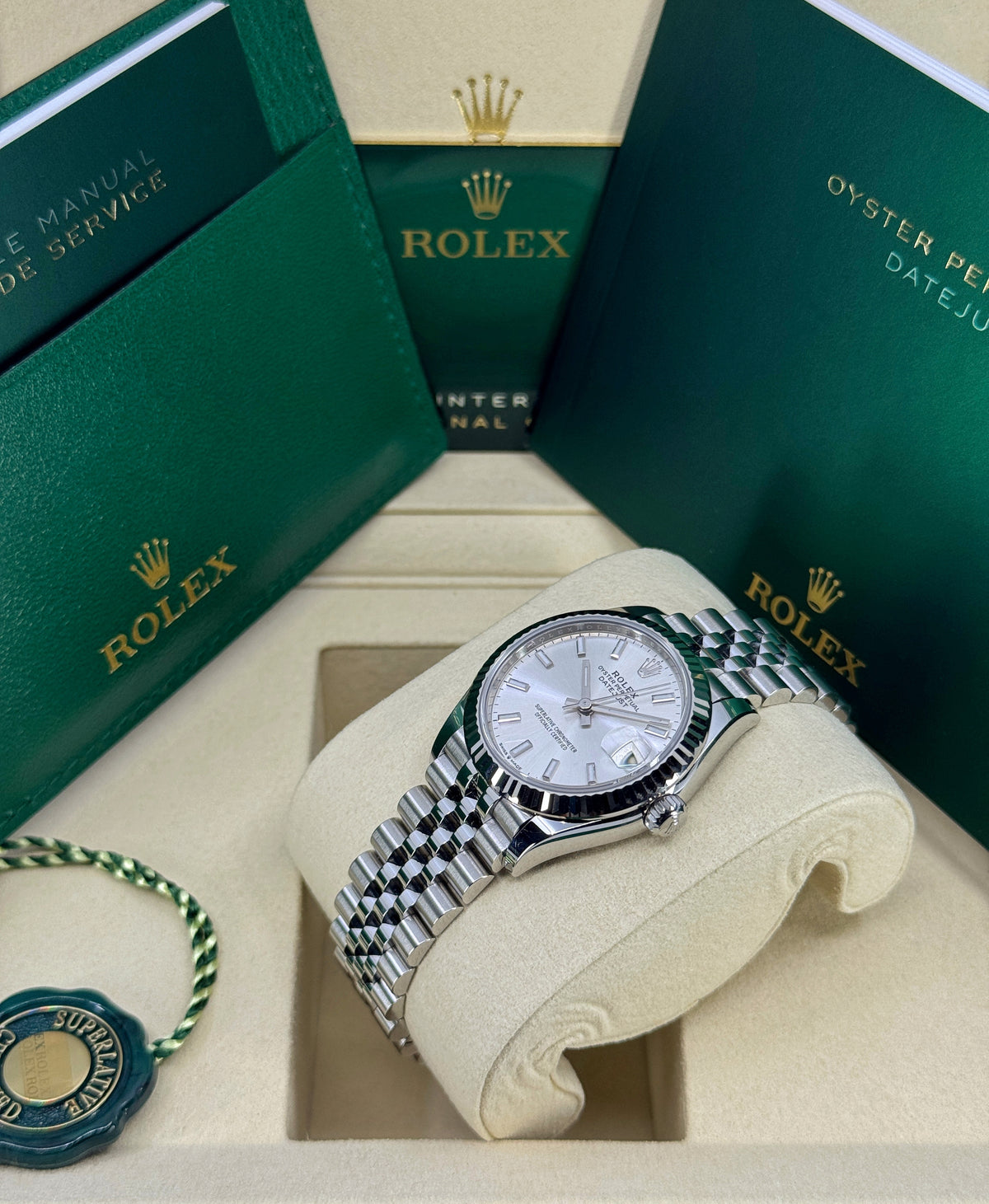 Rolex Datejust 31mm, Stainless Steel, Silver, Jubilee, Ref# 278274-0012, dated 2026