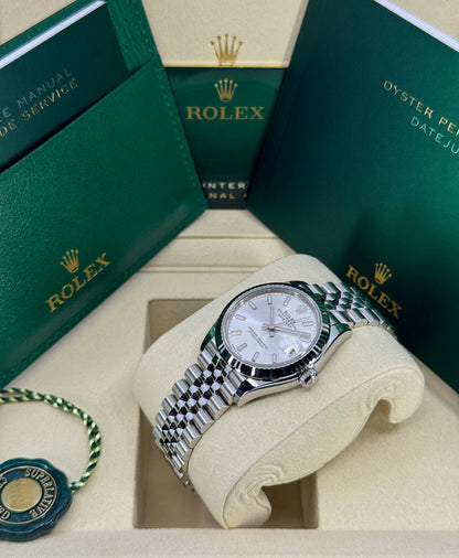 Rolex Datejust 31mm, Stainless Steel, Silver, Jubilee, Ref# 278274-0012, dated 2026