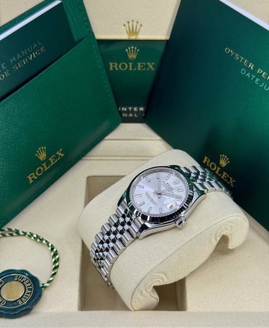 Rolex Datejust 31mm, Stainless Steel, Silver, Jubilee, Ref# 278274-0012, dated 2026