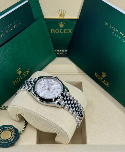 Rolex Datejust 31mm, Stainless Steel, Silver, Jubilee, Ref# 278274-0012, dated 2026